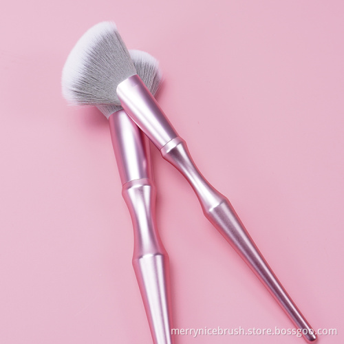 Merrynice new arrival private label pink 7Pcs makeup brush set custom makeup brushes